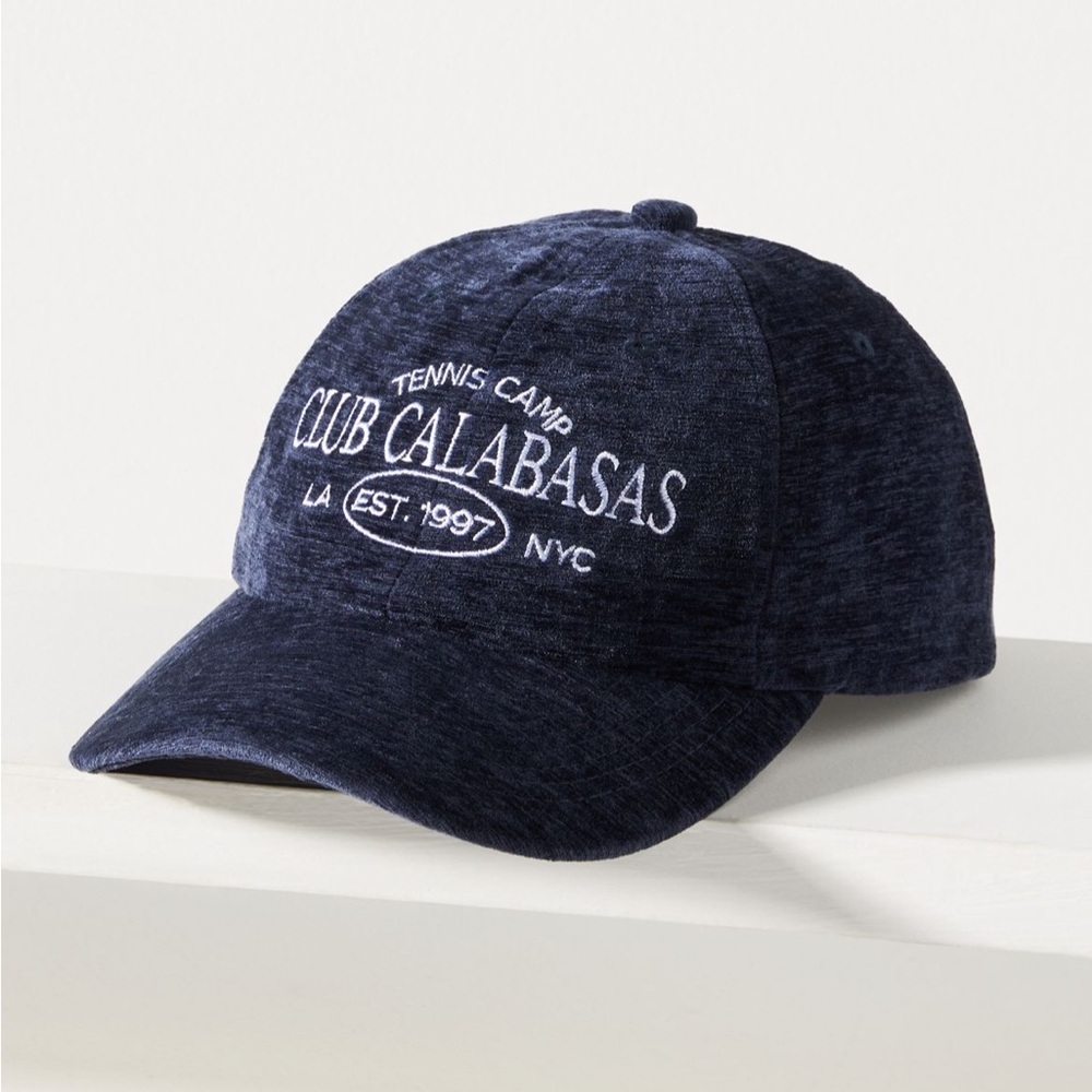 Anthropologie Corduroy sports club baseball cap